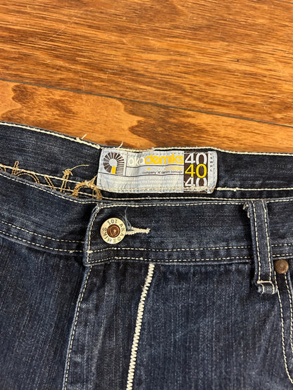 00s Akademiks Embroidered Baggy Dark Wash Jeans (40 x 34)