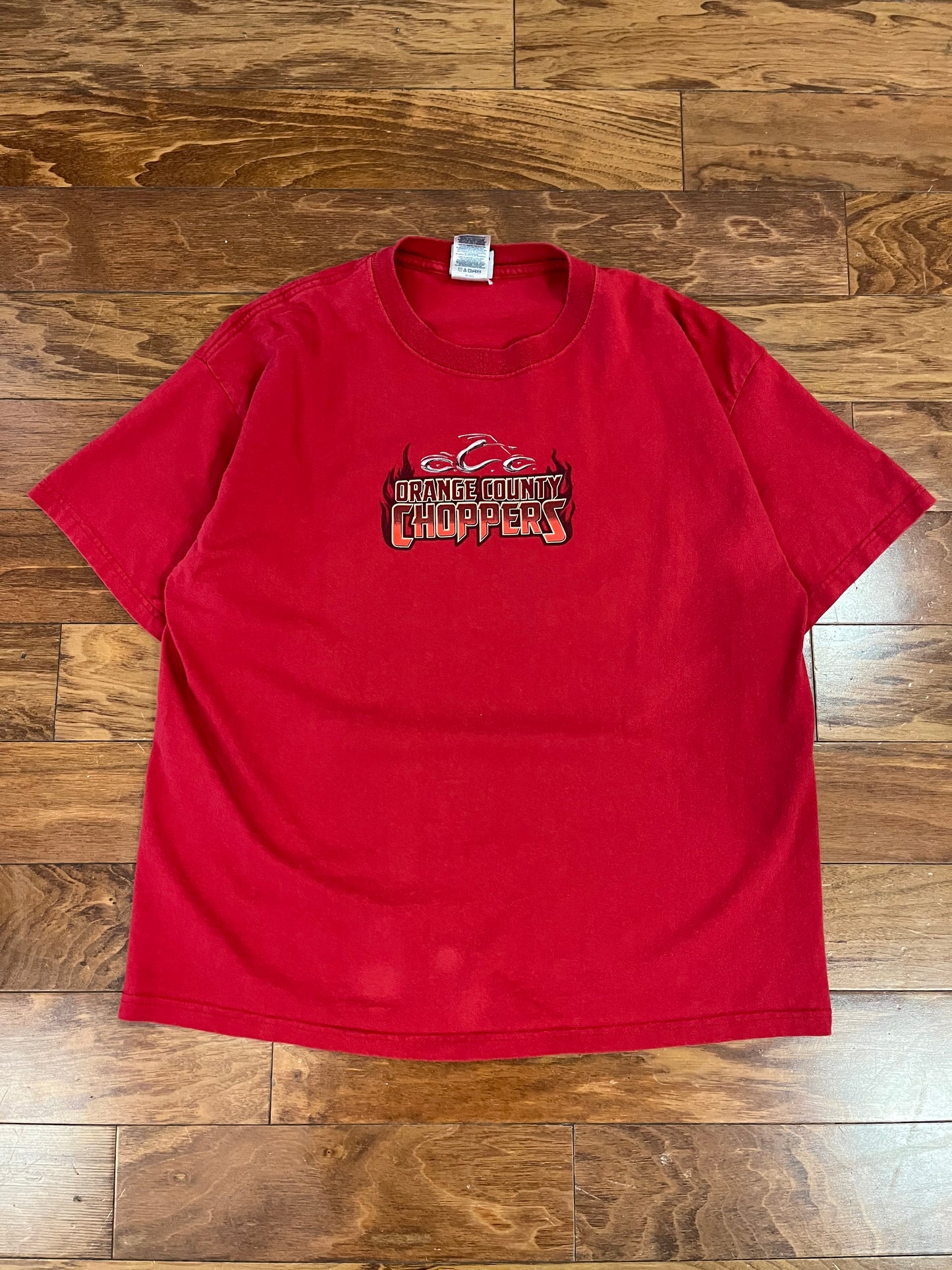 00s Orange County Choppers Red Tee (XL)