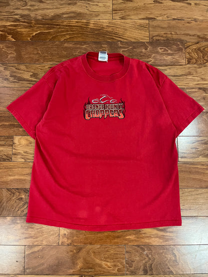 00s Orange County Choppers Red Tee (XL)