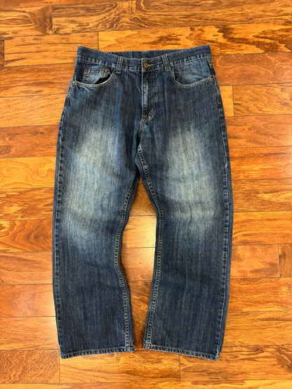 00s Flypaper Faded Dark Wash Bootcut Jeans (33 x 30)