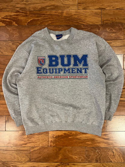 00s Bum Equipment Distressed Grey Crewneck (XL)