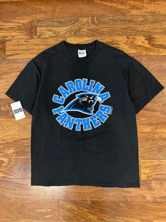 1997 Carolina Panthers Hanes Spell Out Tee (L)