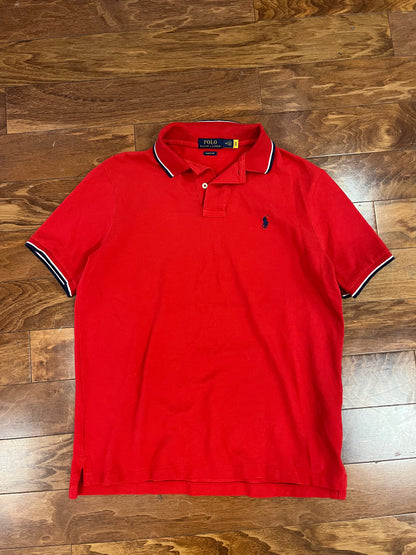 00s Polo Ralph Lauren Red Shirt (M)