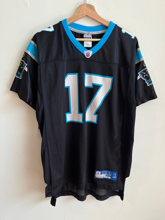 00s Carolina Panthers Jake Delhomme Reebok Jersey (Youth L)