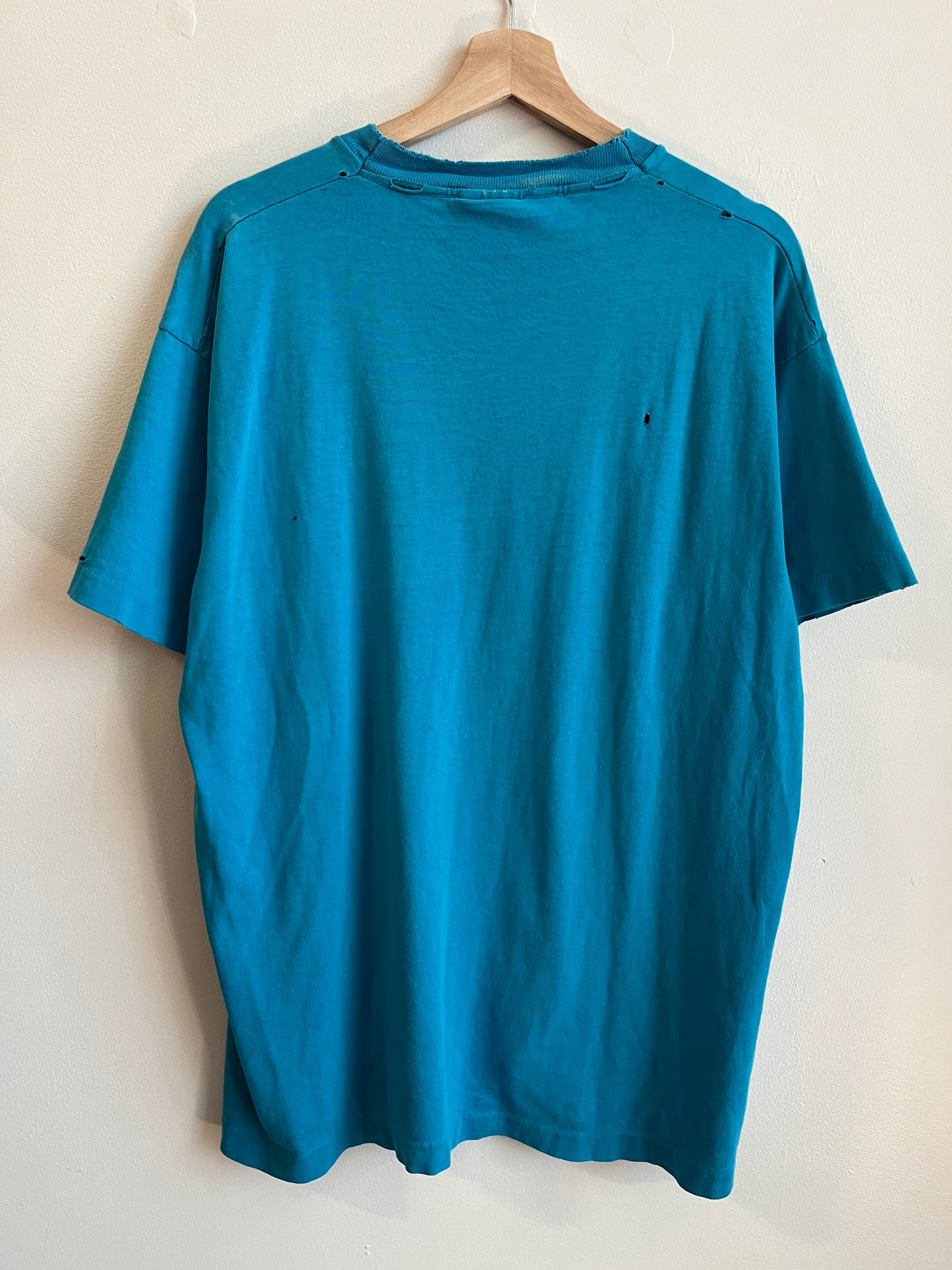 90s Charlotte Hornets Faded & Distressed Tee (XL)