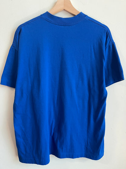 90s Buffalo Bills Blue Trench Helmet Tee (L)