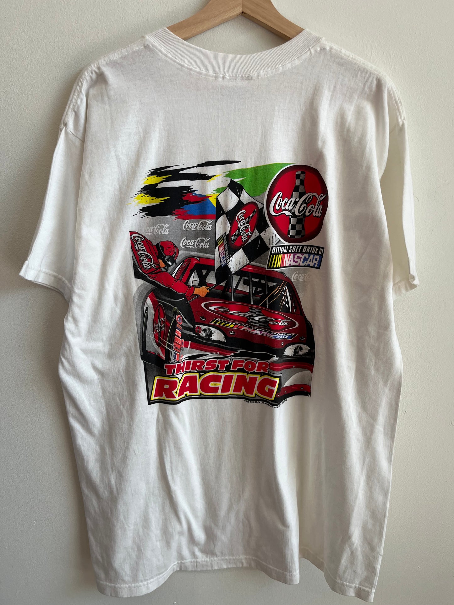 1999 Nascar Coca Cola "Thirst For Racing" Tee (XL)