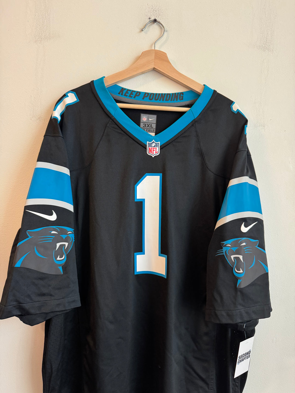 2010s Carolina Panthers Cam Newton Nike Home Jersey (XXXL)