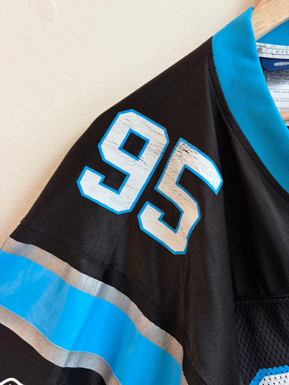 00s Carolina Panthers Charles Johnson Reebok Home Jersey (M)