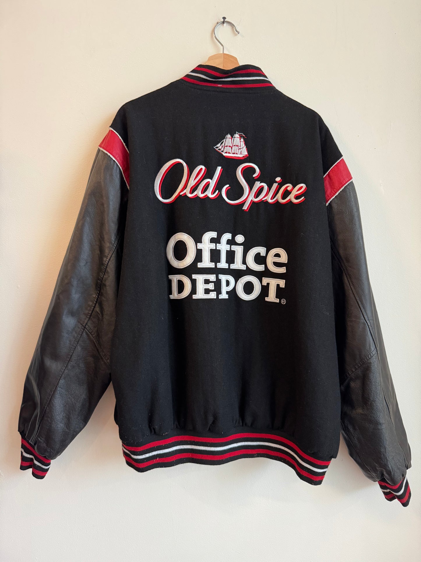 90s Nascar Tony Stewart Old Spice Varsity Reversible Jacket (XXL)