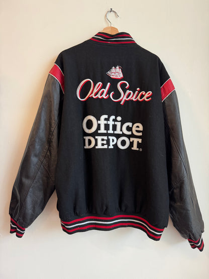 90s Nascar Tony Stewart Old Spice Varsity Reversible Jacket (XXL)
