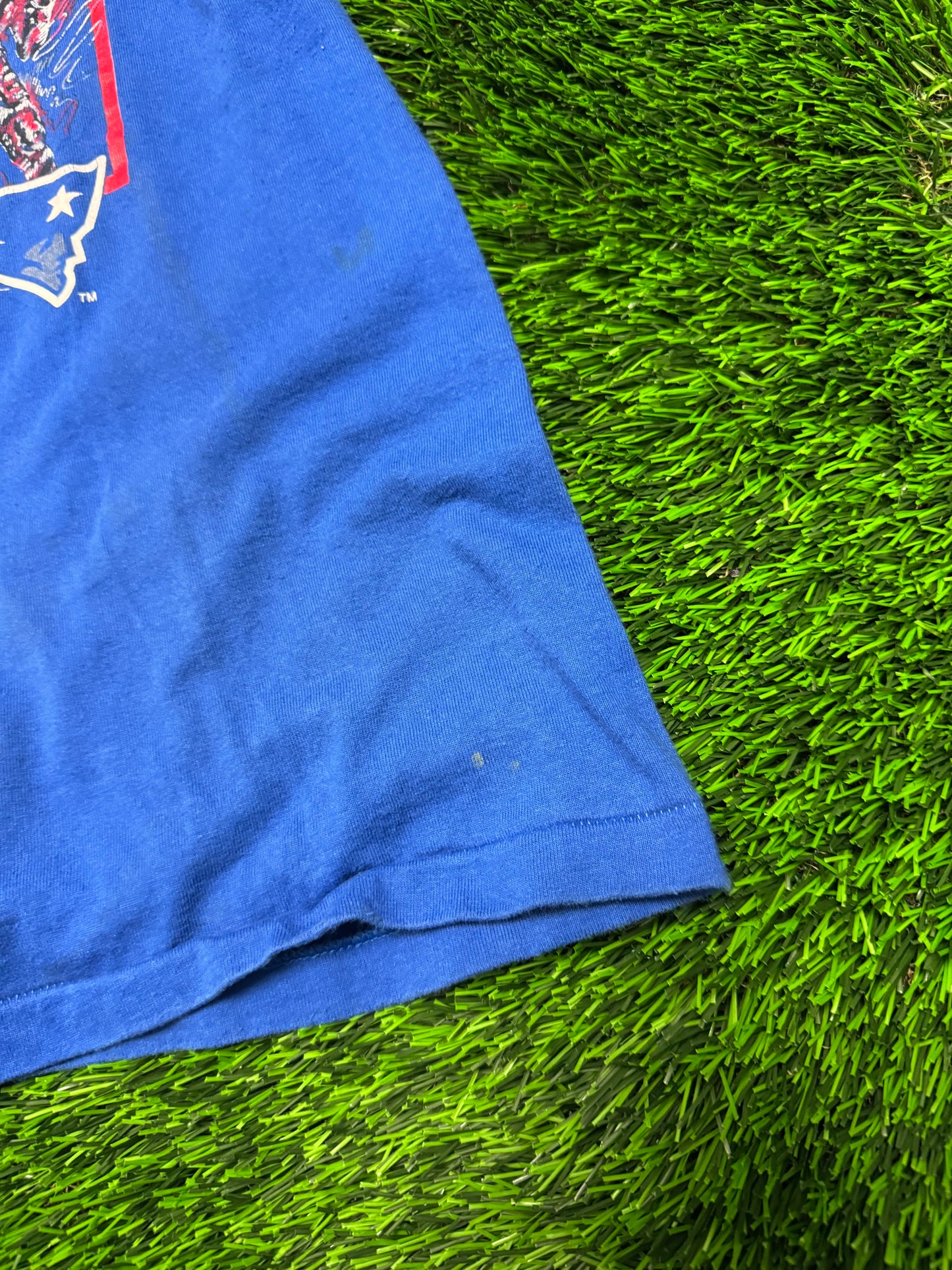 1993 New England Patriots Logo 7 Tee (Youth XL)