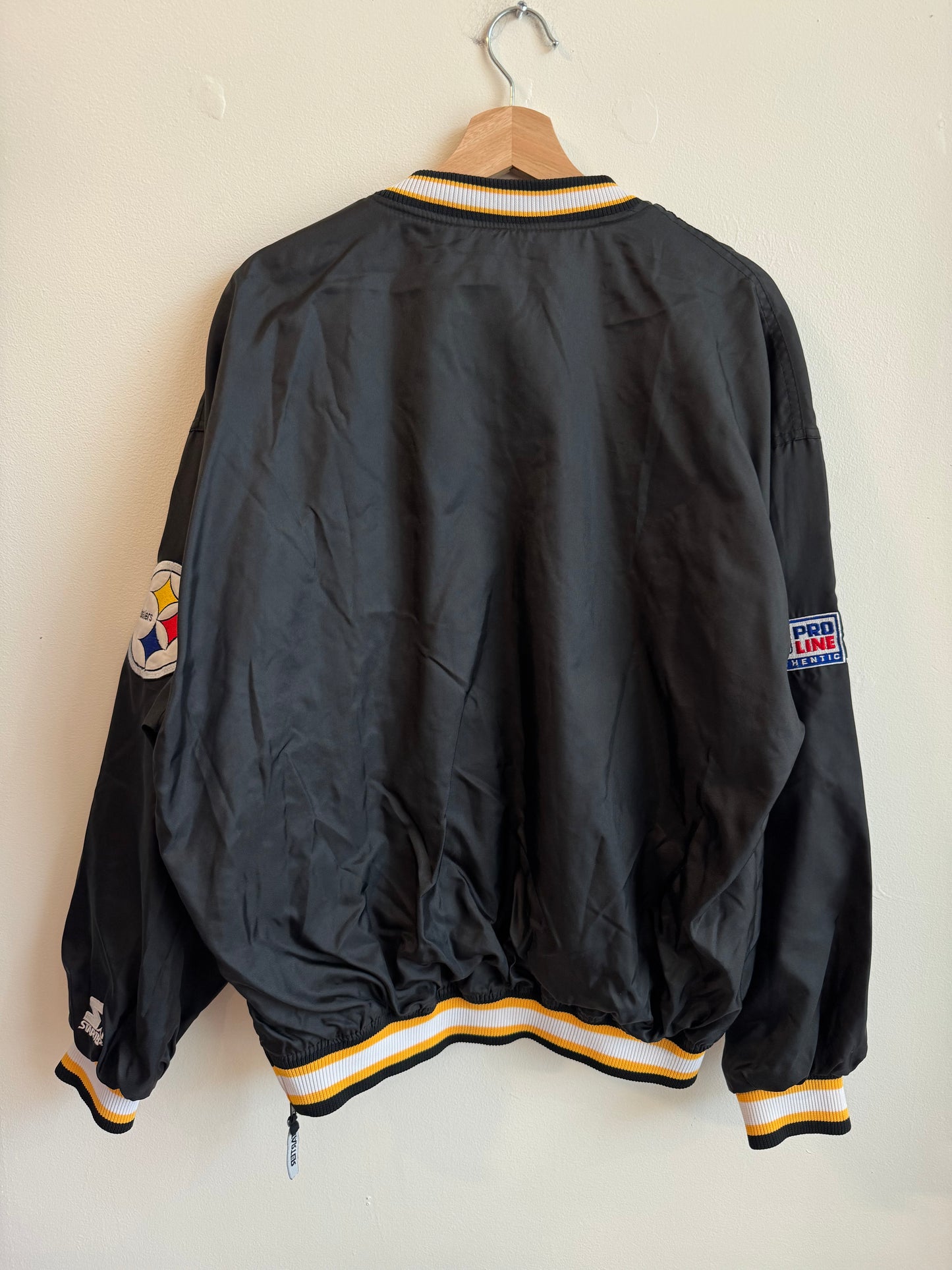 90s Pittsburgh Steelers Vintage Pro Line Starter Windbreaker (L)