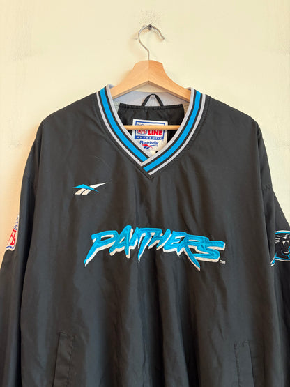 90s Carolina Panthers Cat Scratch Reebok Pro Line Windbreaker (L)