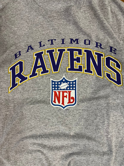 1996 Baltimore Ravens Grey Reebok Tee (L)