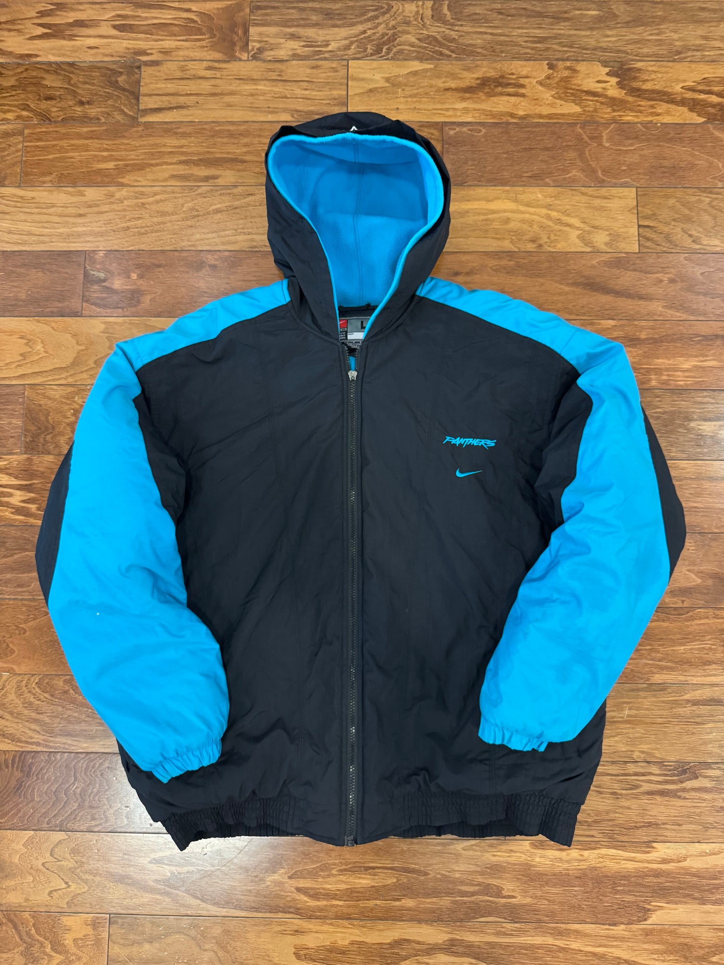 00s Carolina Panthers Team Nike Vintage Puffer Jacket (L)