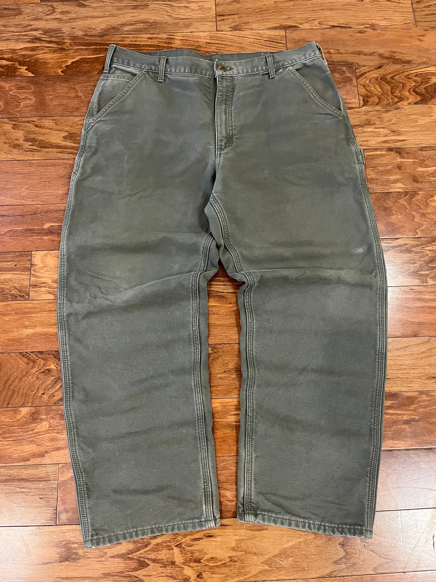 2017 Carhartt Moss Flannel Lined Pants (38 x 30)