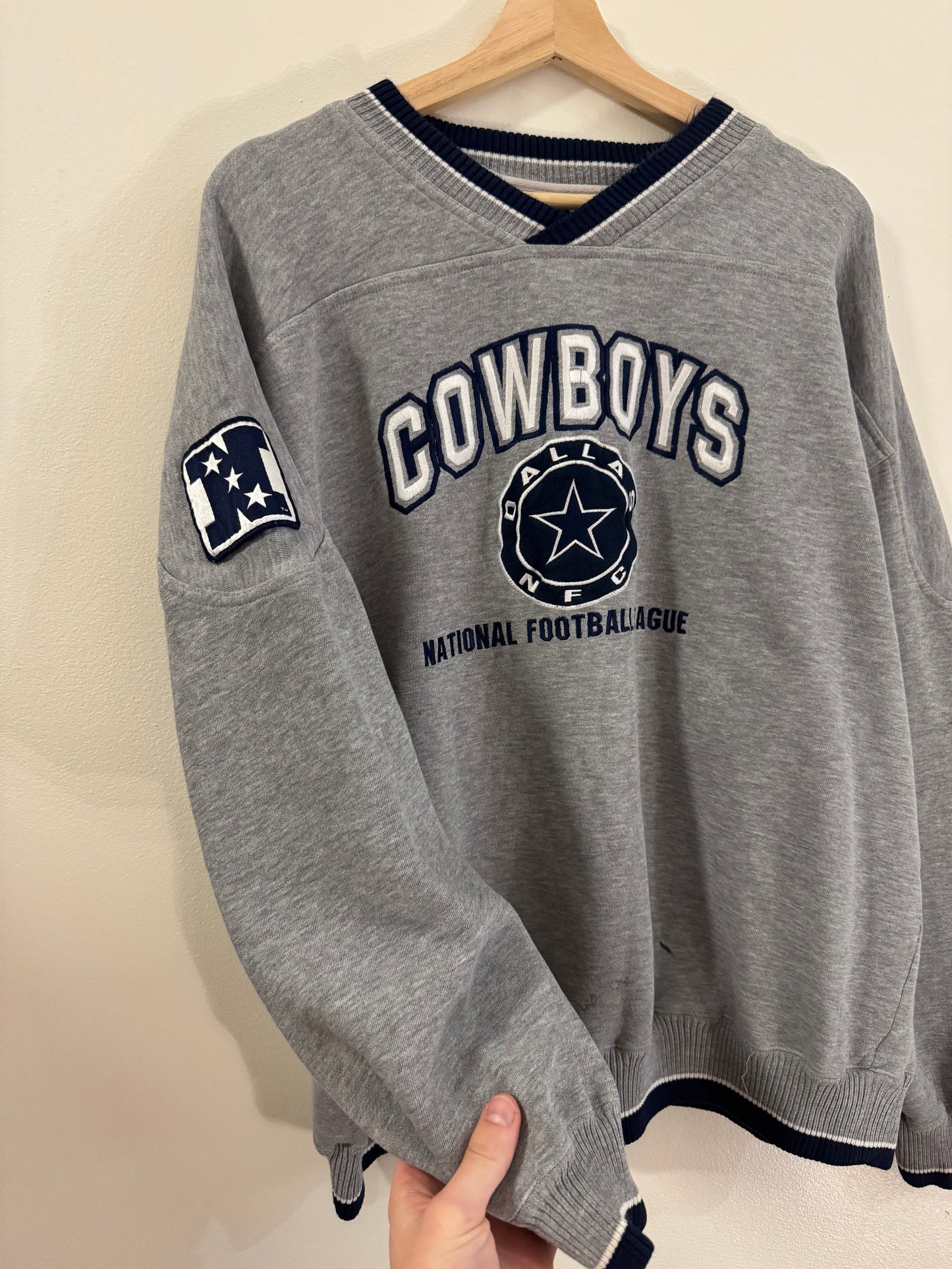 90s Dallas Cowboys Lee Vintage Embroidered Crewneck (XL)
