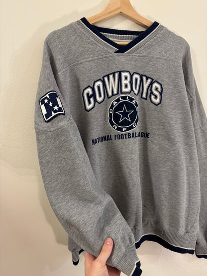 90s Dallas Cowboys Lee Vintage Embroidered Crewneck (XL)