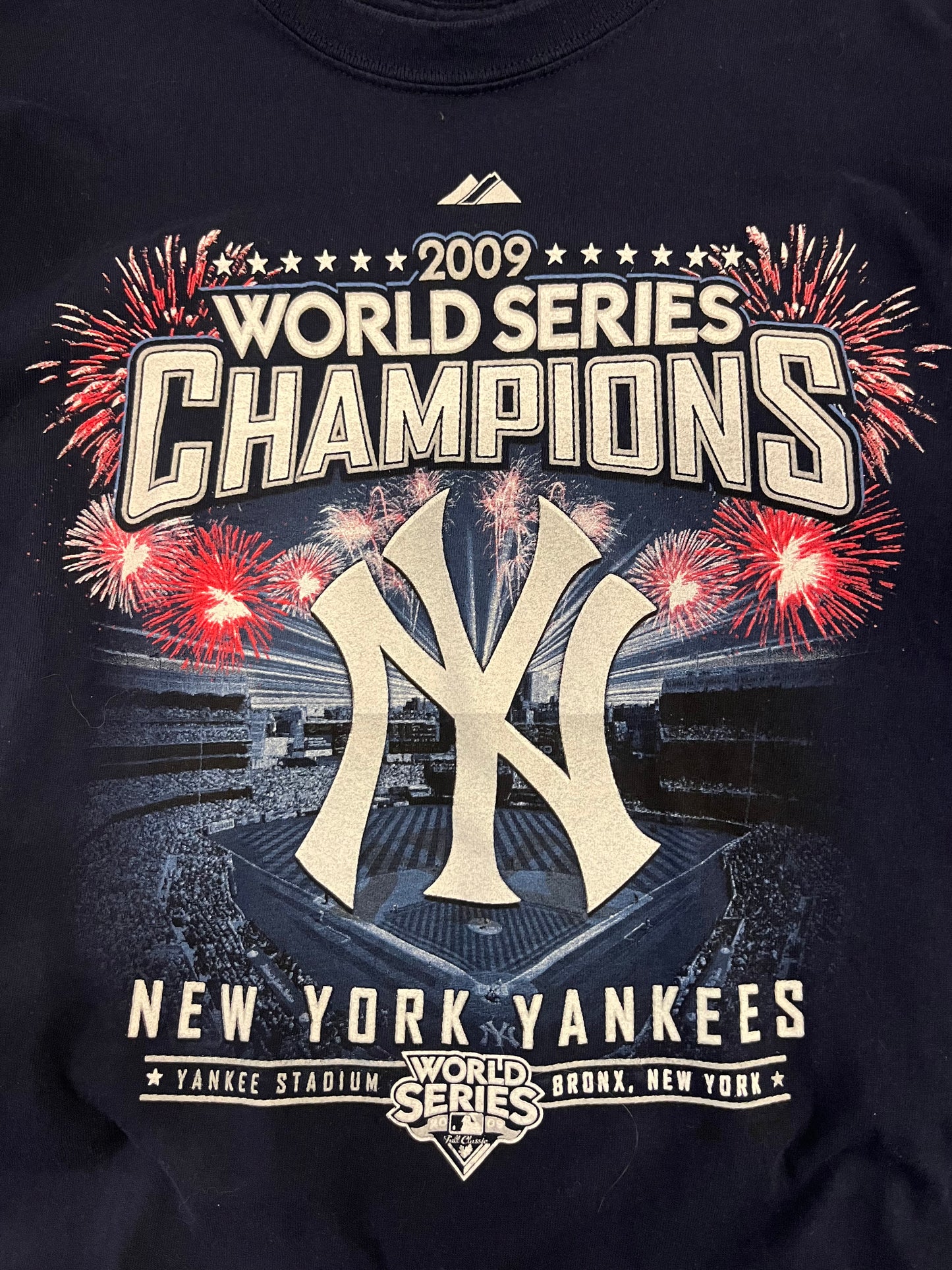 2009 New York Yankees World Series Navy Tee (L)