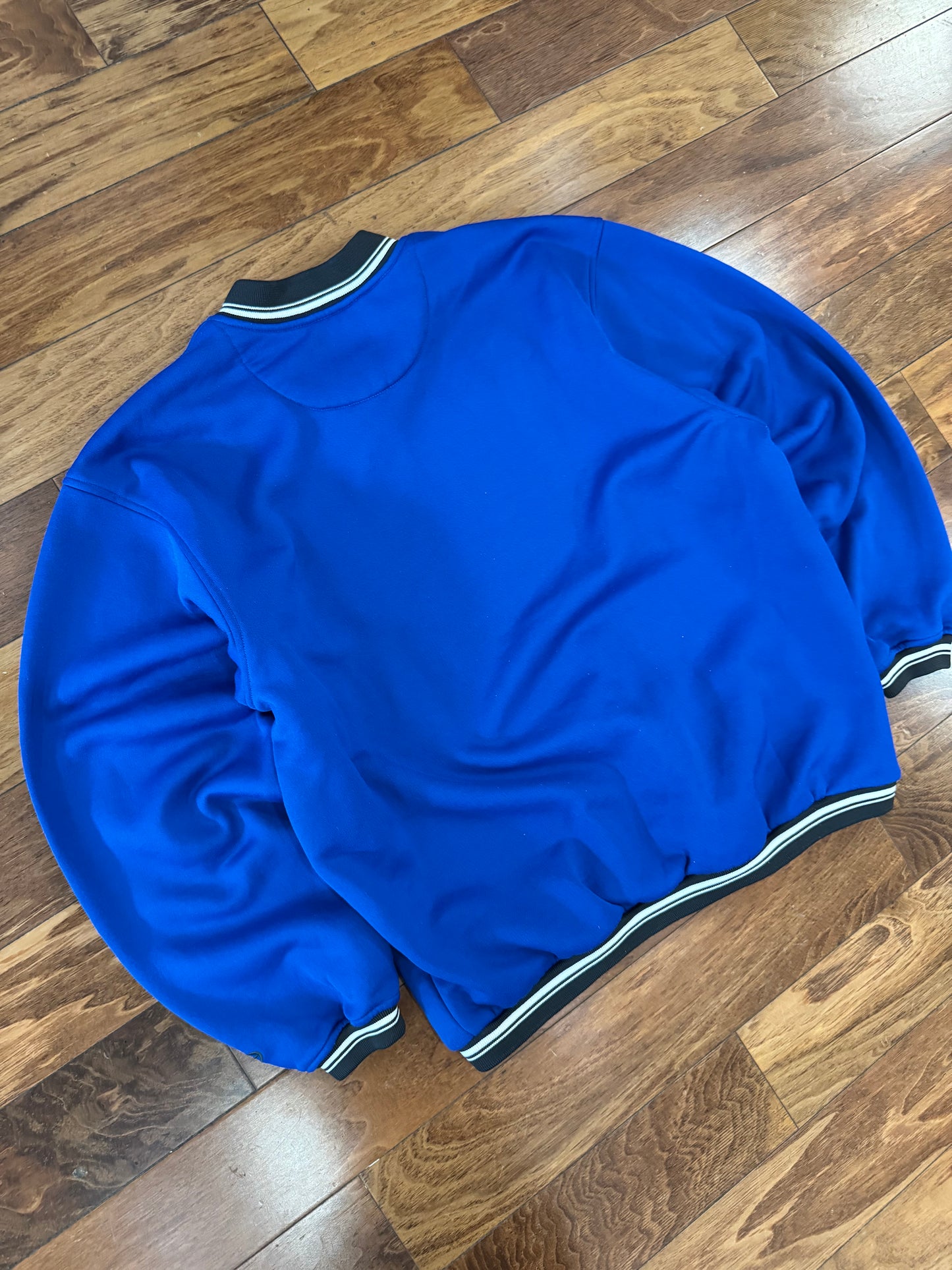 90s Nike Fit Essential Swoosh Blue Crewneck (M)