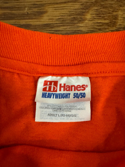 00s Charlotte Checkers Orange Blast Tee (L)