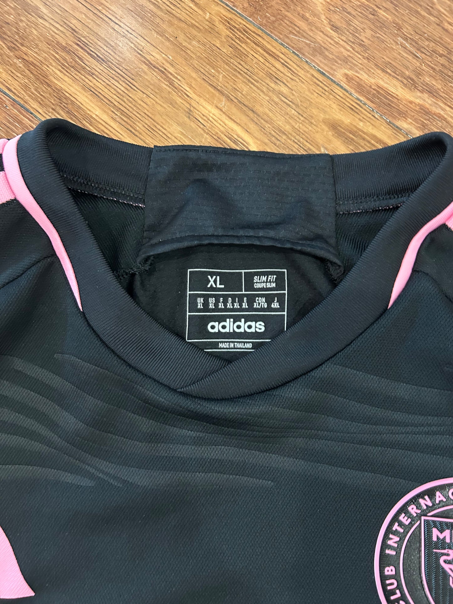 Inter Miami Messi Adidas Soccer Jersey Black 2023-'24 Kit (XL)