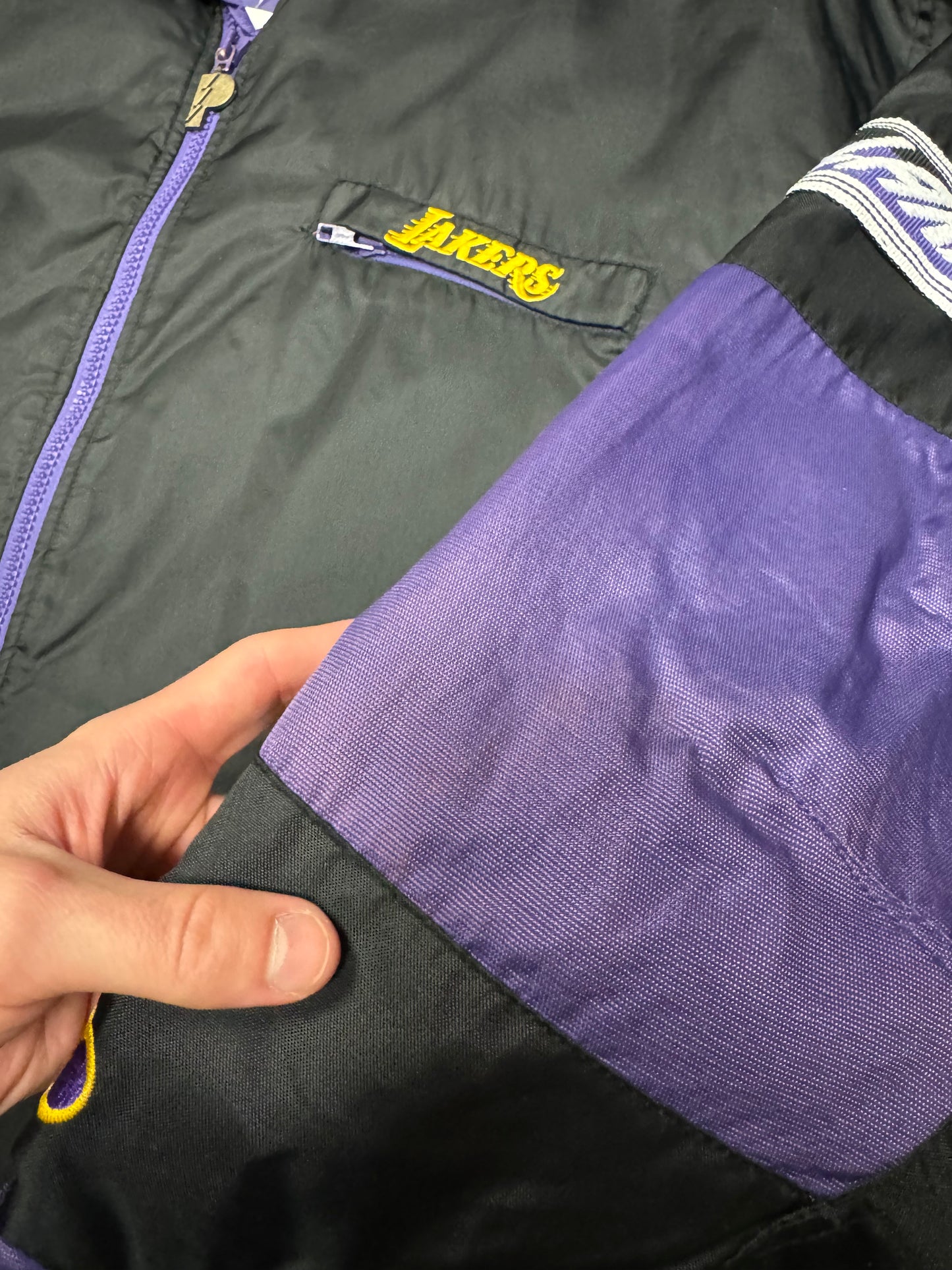 90s Los Angeles Lakers Vintage Pro Player Jacket (XL)