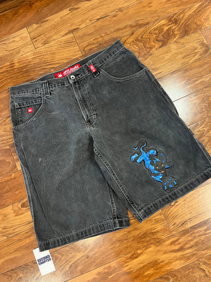 00s Jnco Jeans Panther Carpenter Shorts (36)
