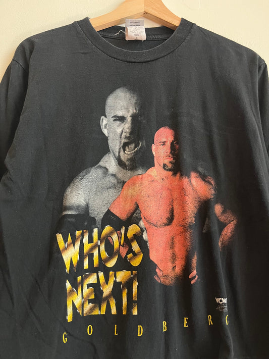 1998 Goldberg "Who's Next?" Wrestling Long Sleeve Shirt (Youth L)