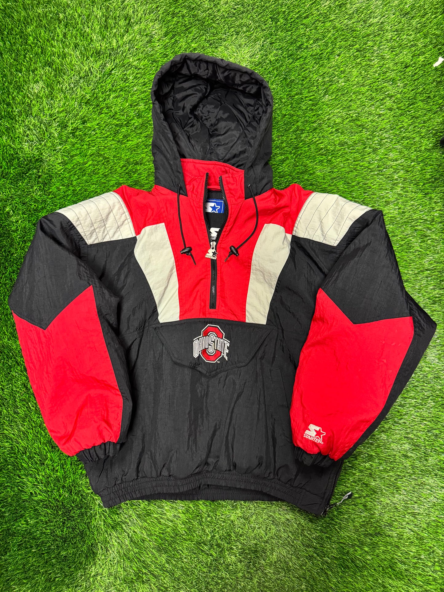 90s Ohio State University (OSU) Vintage Starter Puffer Jacket (XL)