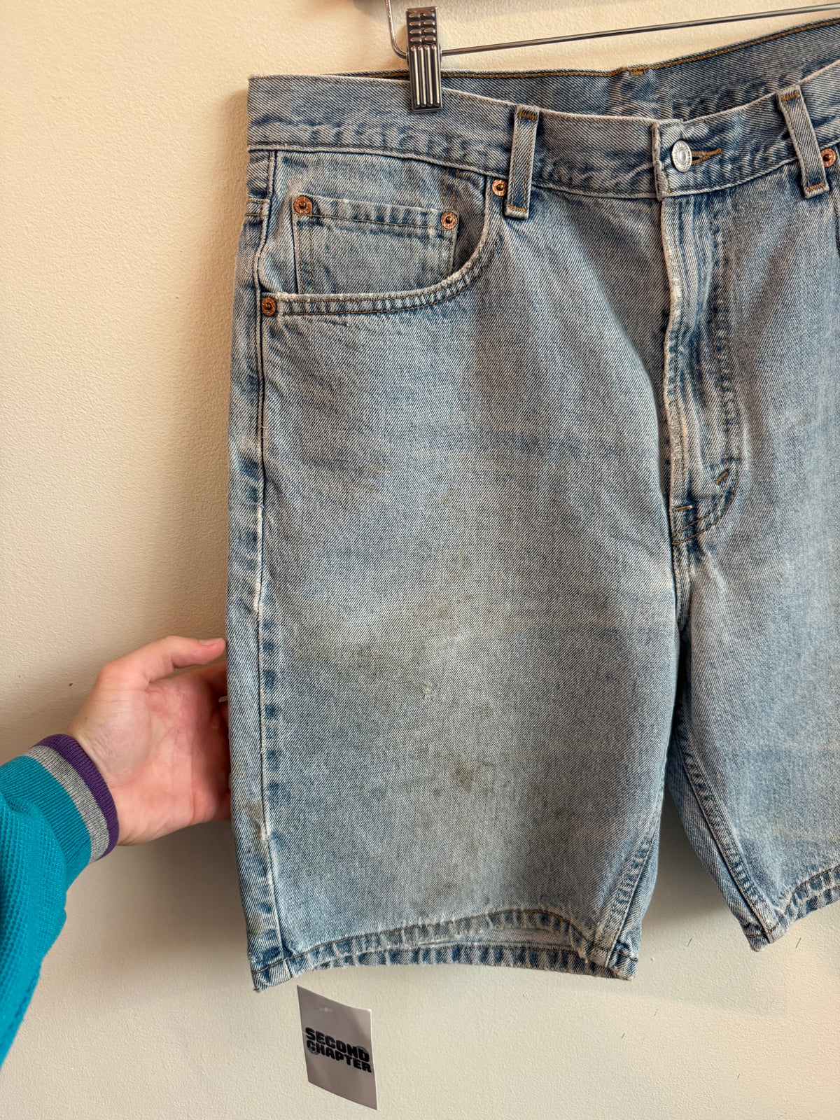 2003 Levi's 505 Blue Shorts (36)
