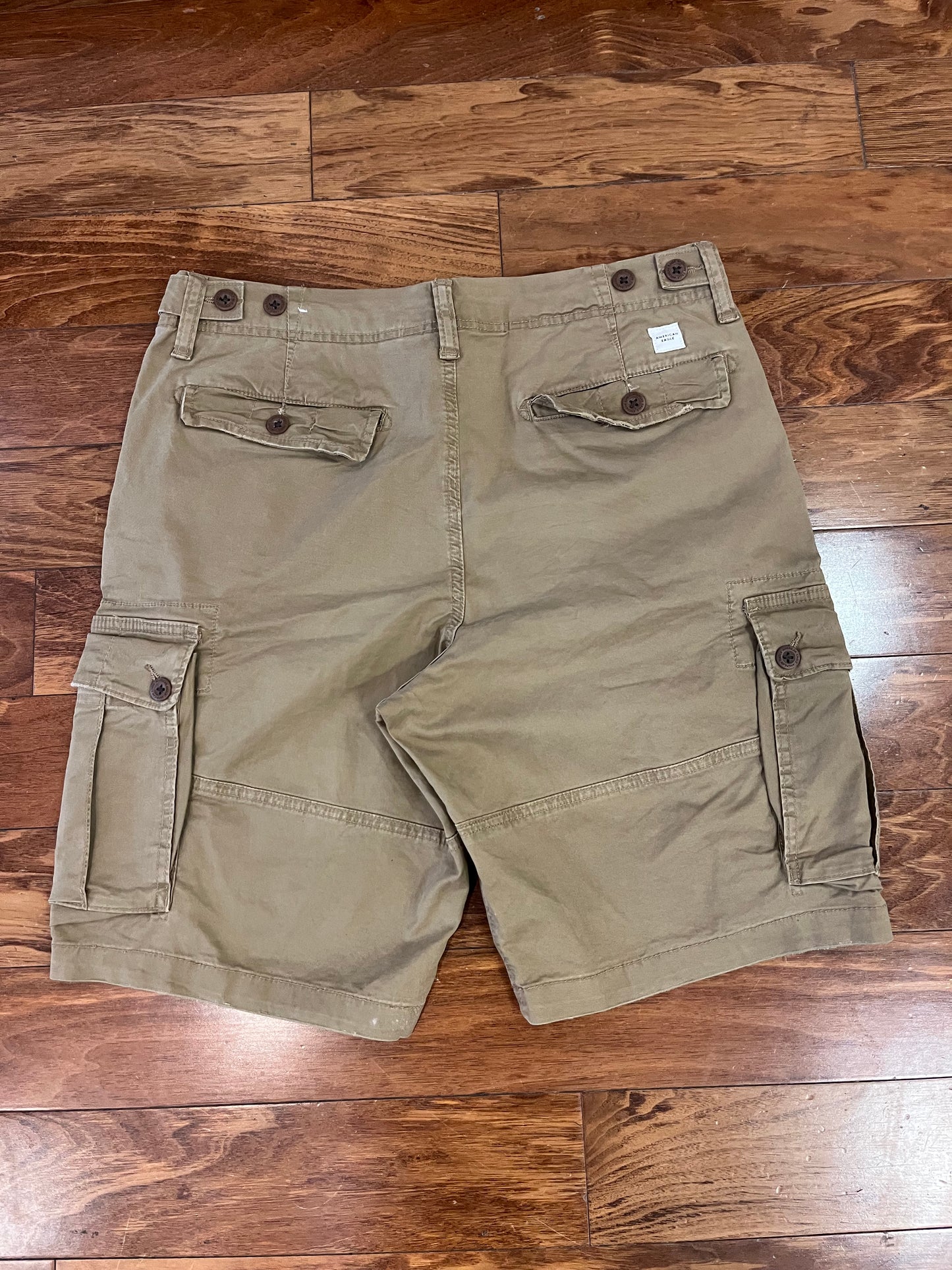 American Eagle Dark Khaki Shorts (36)