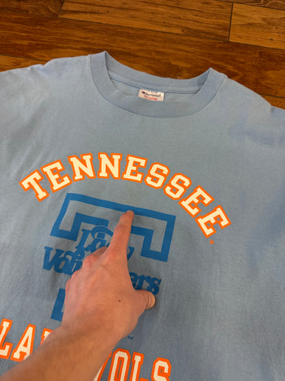 90s Tennessee Lady Vols Vintage Champion Cropped Tee (XL)