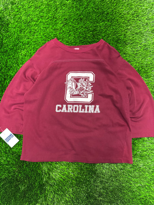 80s University of South Carolina (USC) Gamecocks Women's Long Sleeve Tee (XL)