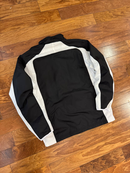 00s Philadelphia Eagles Black & White Windbreaker (L)