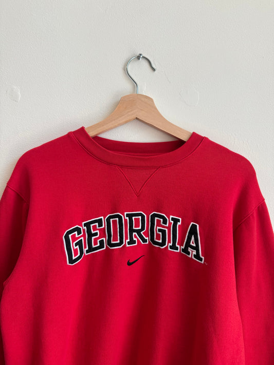 00s Georgia Bulldogs Nike Centre Swoosh Crewneck (M)