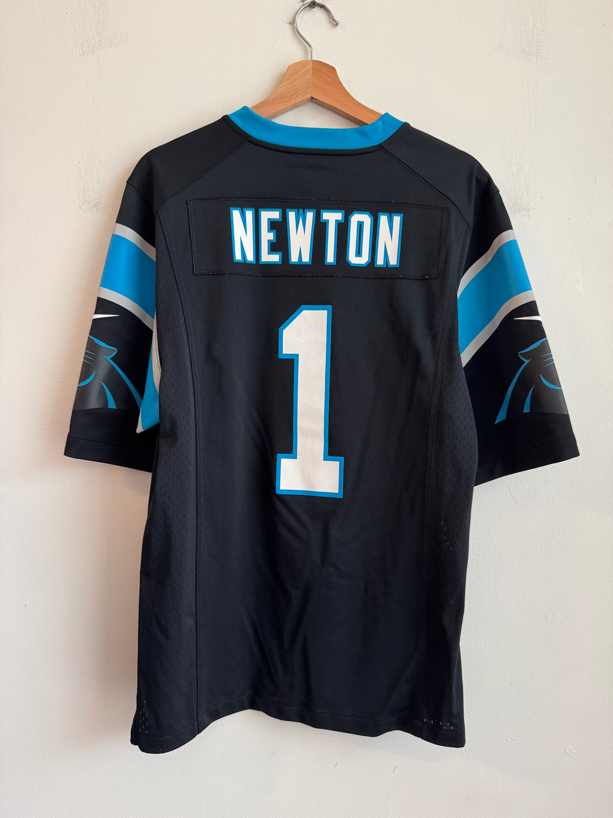 2010s Carolina Panthers Cam Newton Nike Home Jersey (S)