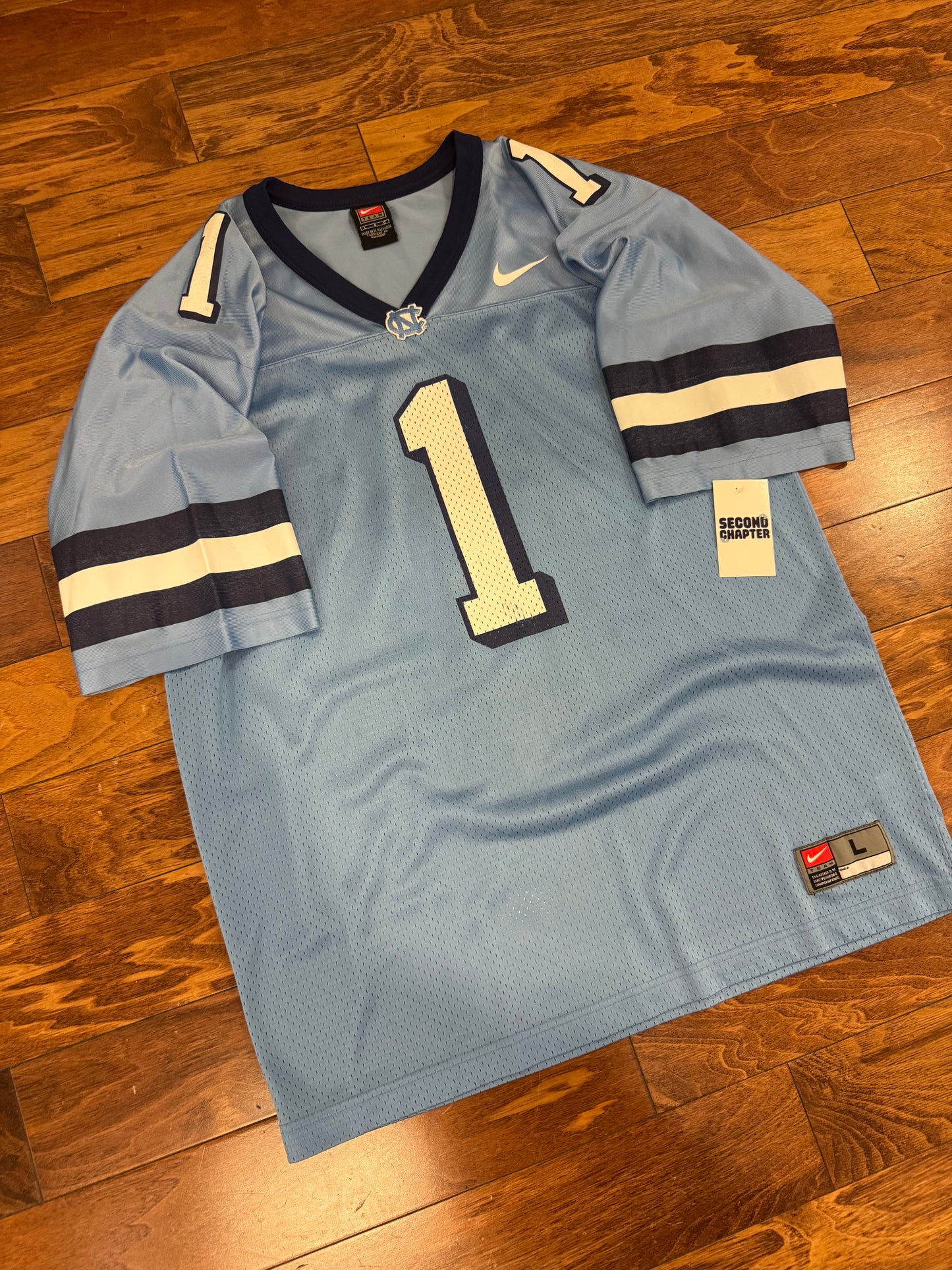 2000 UNC Nike #1 Football Jersey (L)