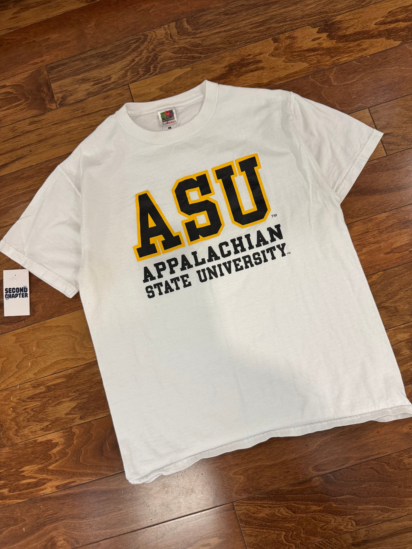 90s App State ASU White Tee (L)
