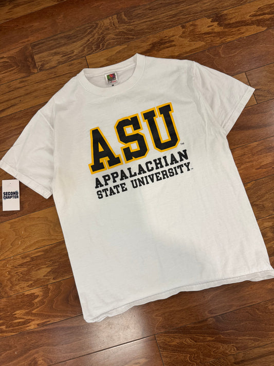 90s App State ASU White Tee (L)