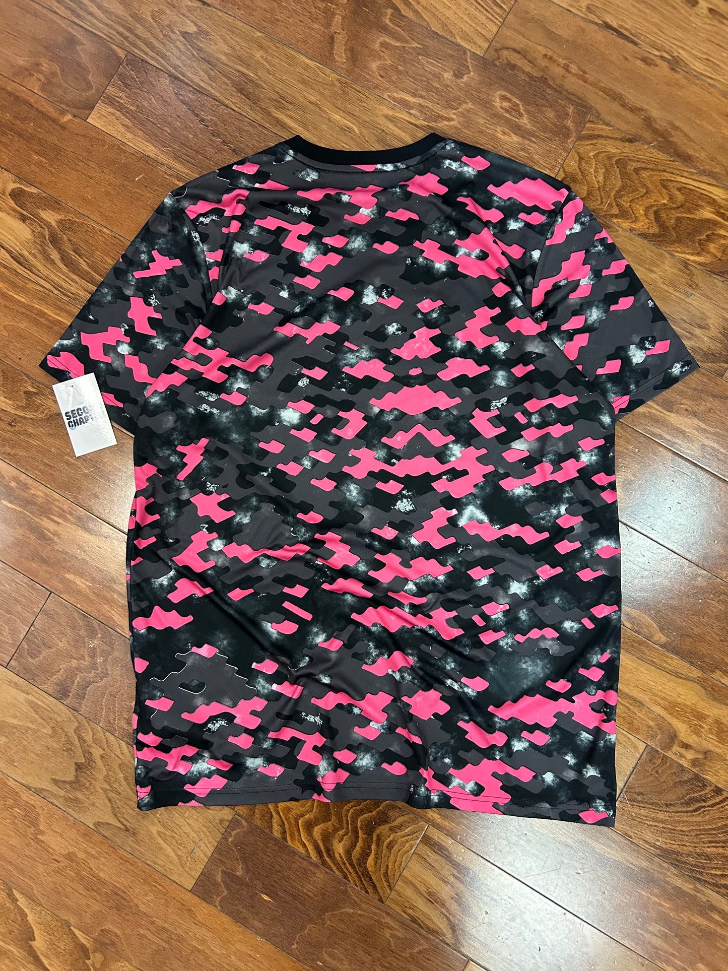 Arsenal FC Adidas Pink/Black Camo Soccer Jersey 2021-22 Kit (XL)