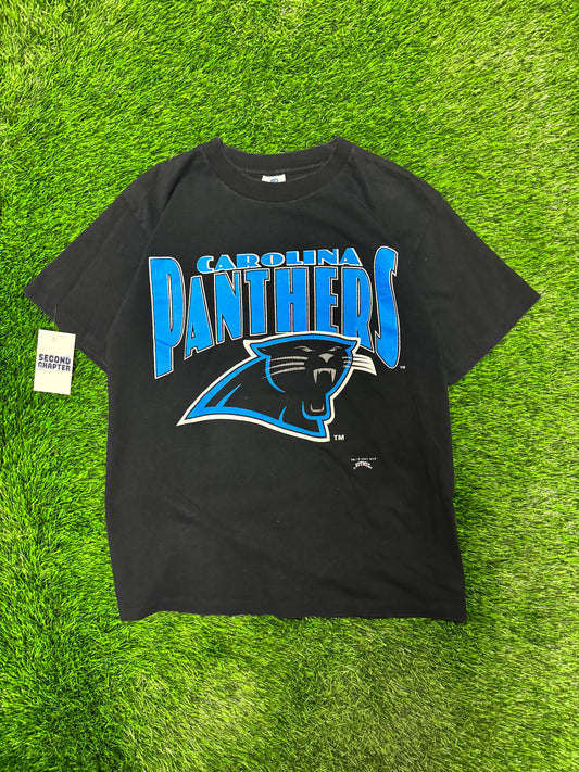 1993 Carolina Panthers Spell Out Vintage Tee (L)