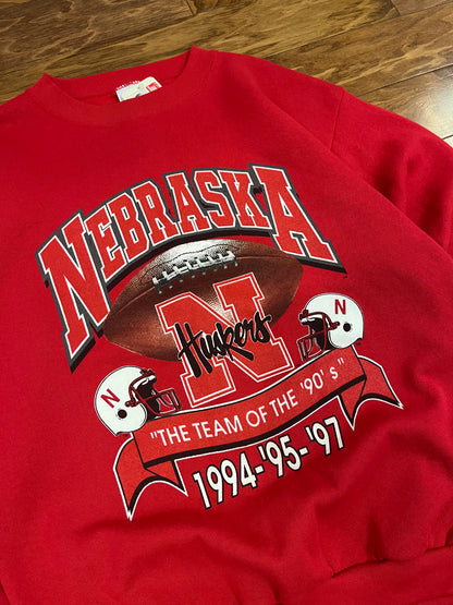 1997 Nebraska Huskers Vintage Deadstock Crewneck (XL)