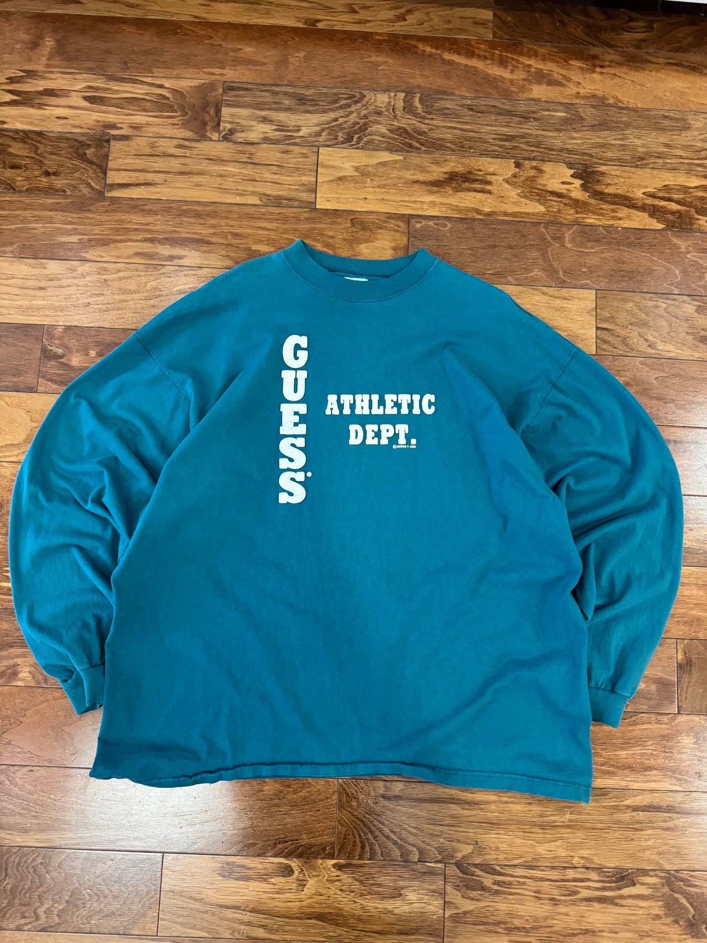 1993 Guess Athletic Dept Long Sleeve Tee (XXL)