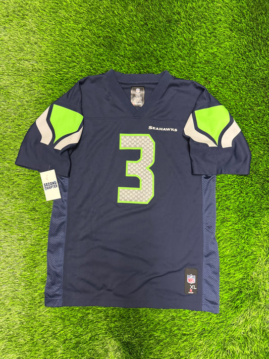 Seattle Seahawks Russell Wilson #3 NFL Players Jersey (Youth XL)