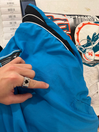 2010s Carolina Panthers Embroidered Blue Windbreaker (L)