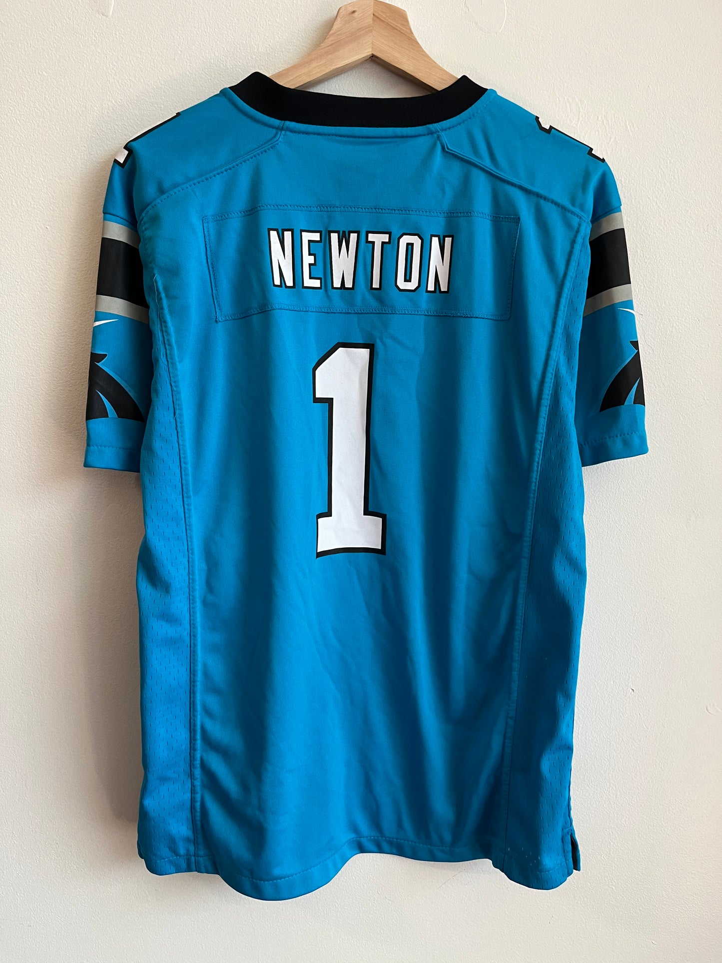 2015 Carolina Panthers Cam Newton Blue Jersey (Youth XL)