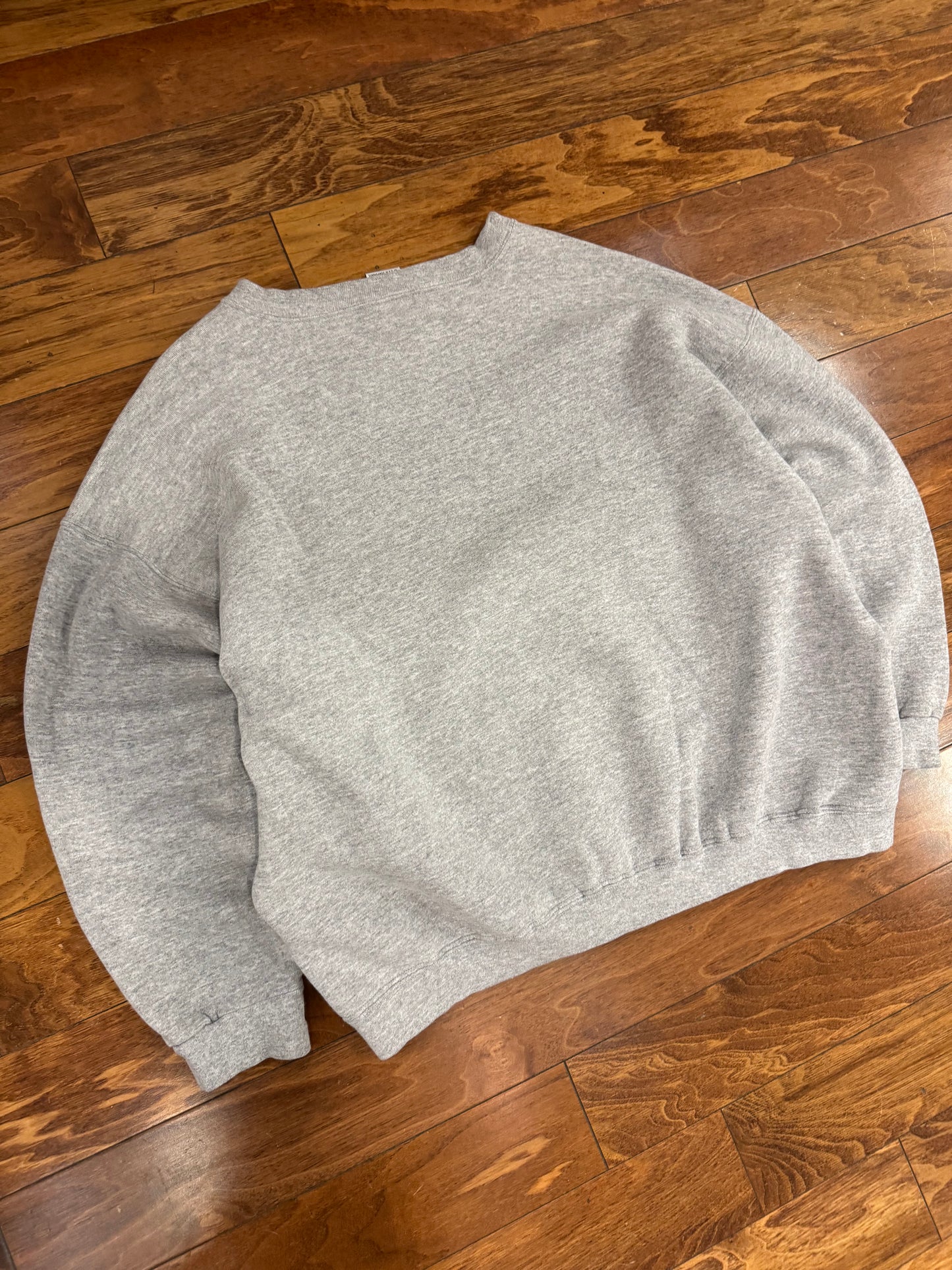 90s Nike Essential Swoosh Gray Boxy Crewneck (XL)