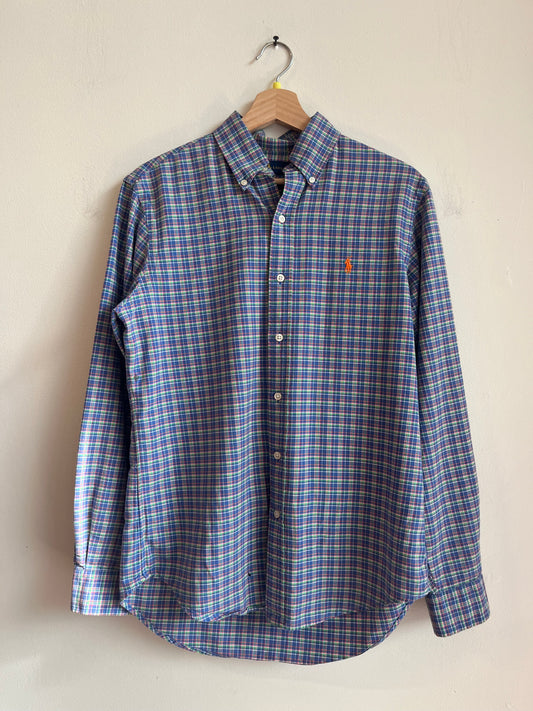 00s Ralph Lauren Easter Collared Flannel Button Down Polo Shirt (S)